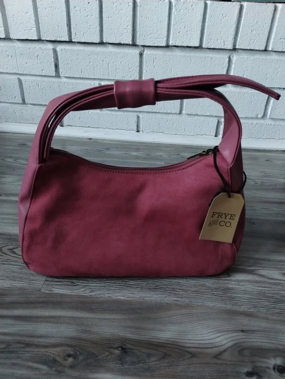Frye and Co. Franny Mini Hobo Purse Pink